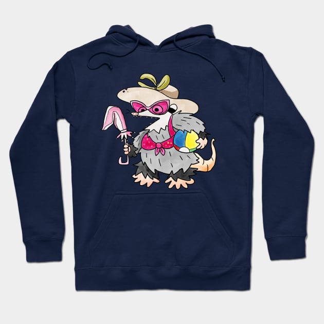 Beach Possum Hoodie by Hillopurkki